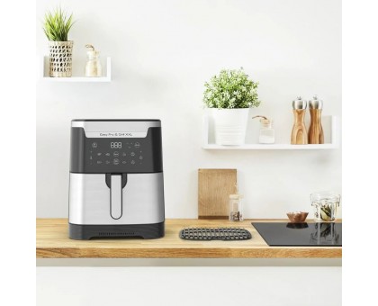 Мультипіч Tefal EY801D15 EasyFry&Grill XXL, 1830Вт, чаша-6.5л, сенсорне керув., 8 програм, пластик, чорно-сірий Мультипіч Tefal EY801D15 EasyFry&Grill XXL, 1830Вт, чаша-6.5л, сенсорне керув., 8 програм, пластик, чорно-сірий