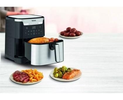 Мультипіч Tefal EY801D15 EasyFry&Grill XXL, 1830Вт, чаша-6.5л, сенсорне керув., 8 програм, пластик, чорно-сірий Мультипіч Tefal EY801D15 EasyFry&Grill XXL, 1830Вт, чаша-6.5л, сенсорне керув., 8 програм, пластик, чорно-сірий