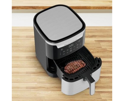 Мультипіч Tefal EY801D15 EasyFry&Grill XXL, 1830Вт, чаша-6.5л, сенсорне керув., 8 програм, пластик, чорно-сірий Мультипіч Tefal EY801D15 EasyFry&Grill XXL, 1830Вт, чаша-6.5л, сенсорне керув., 8 програм, пластик, чорно-сірий
