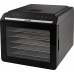 Сушка для продуктов Gorenje FDK600DB 580Вт, поддонов - 6x1.5см, диаметр - 25см, макс - 75°С, дисплей, пластик+металл, черный