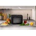 Сушка для продуктов Gorenje FDK600DB 580Вт, поддонов - 6x1.5см, диаметр - 25см, макс - 75°С, дисплей, пластик+металл, черный