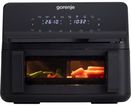 Мультипіч Gorenje AF2700BP 2700Вт, чаша-9л, сенсорне керування, 8 авто. програм, пластик, чорний Мультипіч Gorenje AF2700BP 2700Вт, чаша-9л, сенсорне керування, 8 авто. програм, пластик, чорний