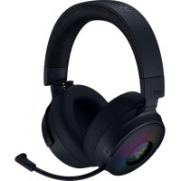 Гарнитура игровая Razer RZ04-05160100-R3M1 Kraken V4 Pro, mini-jack/USB-A/BT/WL, RGB, чёрный