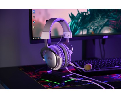 Гарнитура игровая 2E GAMING HG355, 7.1, mini-jack/dual 3.5мм/USB-A, 1.5/1.5/0.2м, белый Гарнитура игровая 2E GAMING HG355, 7.1, mini-jack/dual 3.5мм/USB-A, 1.5/1.5/0.2м, белый