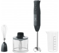Блендер Electrolux E4HB1-6GG заглибний 600Вт, 3в1, чаша-600мл, чопер, чорний