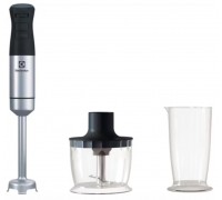 Блендер Electrolux E5HB1-6SS заглибний 800Вт, 3в1, чаша-700мл, чопер, чорний-метал
