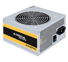 Блок питания CHIEFTEC iArena  (400W), >85%, 120мм, 1xMB 24pin(20+4), 1xCPU 8pin(4+4), 2xMolex, 3xSATA, 1xPCIe 8pin(6+2), Bulk