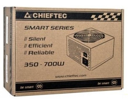 Блок питания CHIEFTEC Smart (550W), >85%, 120мм, 1xMB 24pin(20+4), 1xCPU 8pin(4+4), 2xMolex, 4xSATA, 2xPCIe 8pin(6+2) Блок питания CHIEFTEC Smart (550W), >85%, 120мм, 1xMB 24pin(20+4), 1xCPU 8pin(4+4), 2xMolex, 4xSATA, 2xPCIe 8pin(6+2)