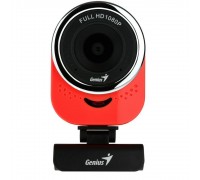Вебкамера Genius 32200002408 Qcam-6000, FullHD, 30fps, manual focus, красный