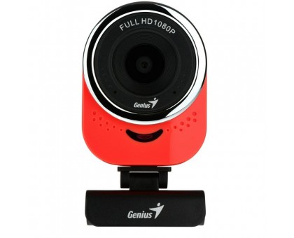 Вебкамера Genius 32200002408 Qcam-6000, FullHD, 30fps, manual focus, червоний