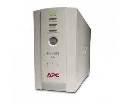 ИБП APC BK500EI Back-UPS CS 500VA/300W, USB, 3+1 C13 ИБП APC BK500EI Back-UPS CS 500VA/300W, USB, 3+1 C13