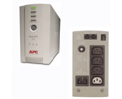 ИБП APC BK500EI Back-UPS CS 500VA/300W, USB, 3+1 C13 ИБП APC BK500EI Back-UPS CS 500VA/300W, USB, 3+1 C13