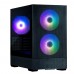 Корпус Zalman P30AIRBLACK P30 AIR без БЖ, 1xUSB3.0, 1xUSBType-C, 3x140мм ARGB, VGA 392мм, LCS ready, TG Side Panel, mATX, чорний