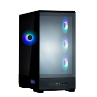 Корпус Zalman P50DSBLACK P50 DS без БП, 2xUSB3.0, 1xUSBType-C, 4x120мм ARGB, VGA 435мм, LCS ready, TG Side Panel, ATX, чёрный