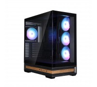 Корпус Zalman P40NAMUBLACK P40 NAMU без БП, 2xUSB3.0, 1x Type C, 3x120мм ARGB Reverse,  1x120мм ARGB, VGA 420мм, LCS ready, TG Side/Front Panel, ATX, чёрный