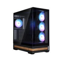 Корпус Zalman P40NAMUBLACK P40 NAMU без БП, 2xUSB3.0, 1x Type C, 3x120мм ARGB Reverse,  1x120мм ARGB, VGA 420мм, LCS ready, TG Side/Front Panel, ATX, чёрный