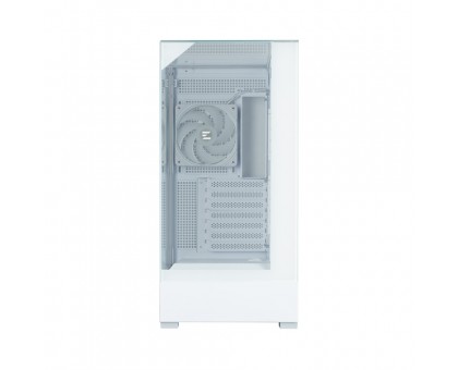 Корпус Zalman P40PRISMPLUSWHITE P40 Prism Plus без БЖ, 2xUSB3.0, 1x Type C, 3x120мм ARGB Reverse,  1x120мм ARGB, VGA 420мм, LCS ready, TG TG Side/Front/Top Panel, ATX, білий
