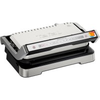 Гриль Tefal GC782D30 прижимний OptiGrill 2in1 XL 2200Вт, темп. режимів-4, з`ємні пластини, сенсор товщини продуктів, метал