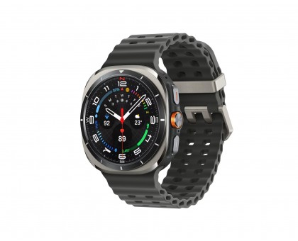 Смарт-часы Samsung SM-L705FZS2SEK Galaxy Watch Ultra (2025) 47мм e-SIM (L705) 1.5", 480x480, sAMOLED, BT 5.3, NFC, 2/64ГБ, серебристый титановый