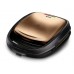 Мультимейкер Tefal SW341G10 Coppertinto 700Вт, тефлон, 2 пластини, корпус-метал, чорно-бронзовий