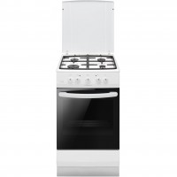 Плита Hansa FCGW510554 газовая, 56л, 50x60см, чугун, белый