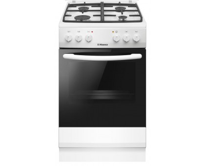 Плита Hansa FCMW580450 комбинированная, 62л, 50x60см, конвекция, чугун, белый