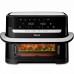 Мультипіч Tefal EY9228E0 Dual Easy Fry Flex, 2700Вт, чаша-5.5+3.5л, сенсорне керув., з віконцем, 2 чаши, гриль, пластик, чорний