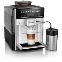 Кофемашина Siemens TE653M11RW 1.7л, зерно + молоко, автомат.капучинатор, LED - дисплей, авторецептов - 8, черно-серебристый
