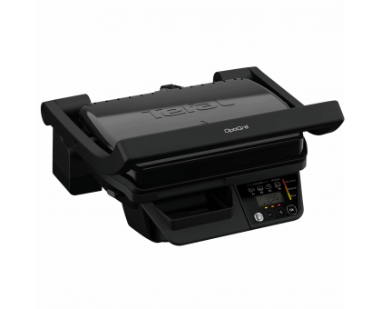 Гриль Tefal GC7P0810 прижимной Optigrill , 2000Вт, съёмные пластины, металл, черный