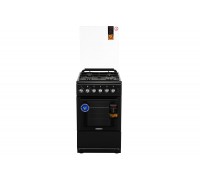 Плита ARDESTO FSC-F5060PB комби, 52л, 50x60см, конвекция, чугун, подсветка, форсунки LPG (подключение газового баллона), черный