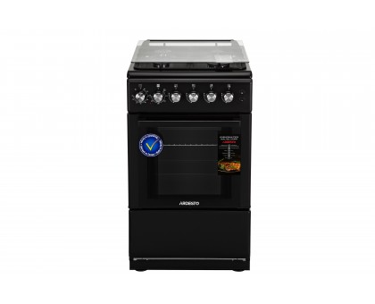 Плита ARDESTO FSC-F5060PB комбі, 52л, 50x60см, конвекція, чавун, підсвічування, форсунки LPG (підключення газового балона), чорний