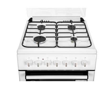 Плита ARDESTO FSC-F6060AW комби, 64л, 60x60см, подсветка, форсунки LPG (подключение газового баллона), съемные направляющие, белый