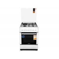 Плита ARDESTO FSC-F6060CW комбі 3 газ + 1 електро, 64л, 60x60см, підсвічування, форсунки LPG (підключення газового балона), знімні направляючі, білий