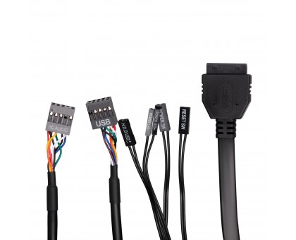 Корпус 2E 2E-TMX04 TeamX TMX04 з БЖ 2E 2E-TMX04 ATX400W, 2xUSB2.0, 1x80мм, VGA 220мм, mATX, чорний