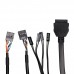 Корпус 2E 2E-TMX04-500 TeamX TMX04 з БЖ 2E 2E-TMX04-500 ATX500W, 2xUSB3.0, 1x80мм, VGA 220мм, mATX, чорний