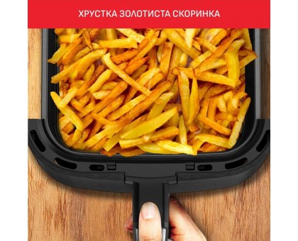 Мультипечь Moulinex EZ505D10 EasyFry&Grill Digital, 1550Вт, чаша-4.2л, сенс. управл., пластик, серый