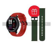 Смарт-часы 2E 2E-CWW21BKRD-WS Motion GT2 47мм, 1.32", 360x360, BT 5.2, Черно-красный + ремешок зеленый