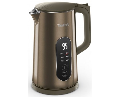 Электрочайник Tefal KI871FE0 Majestuo 1.7л, с двойными стенками, 6 темп.реж, сенс. управл., бронзовый