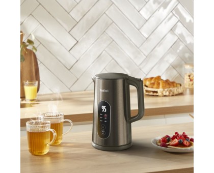 Электрочайник Tefal KI871FE0 Majestuo 1.7л, с двойными стенками, 6 темп.реж, сенс. управл., бронзовый