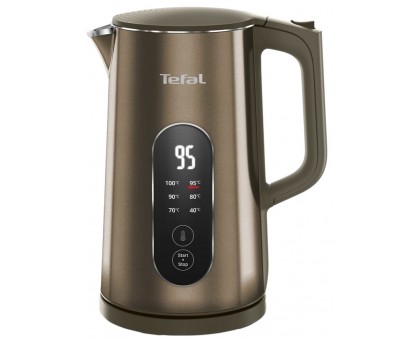 Электрочайник Tefal KI871FE0 Majestuo 1.7л, с двойными стенками, 6 темп.реж, сенс. управл., бронзовый