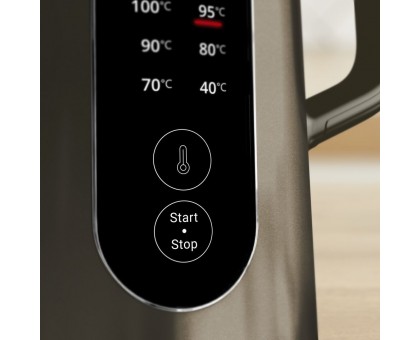 Электрочайник Tefal KI871FE0 Majestuo 1.7л, с двойными стенками, 6 темп.реж, сенс. управл., бронзовый