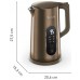 Электрочайник Tefal KI871FE0 Majestuo 1.7л, с двойными стенками, 6 темп.реж, сенс. управл., бронзовый