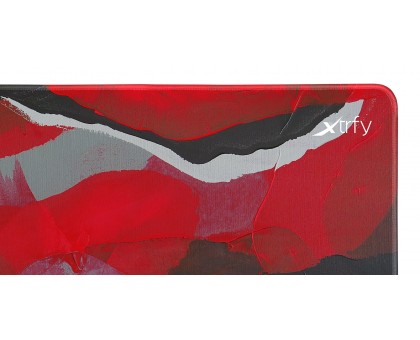 Ігрова поверхня Xtrfy GP4 Abstract Retro, L (460 x 400 x 4мм), червоний