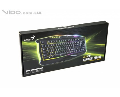 Клавіатура мембранна Genius 31310475104 Scorpion K-220, 104key, USB-A,  чорний
