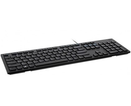 Клавiатура Dell 580-AHHE Multimedia Keyboard-KB216 Ukrainian (QWERTY) - Black