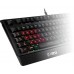 Клавіатура мембранна MSI S11-04UA208-CL Vigor GK20 UA 104key, USB-A, EN/UKR/RU, ColorLED, чорний