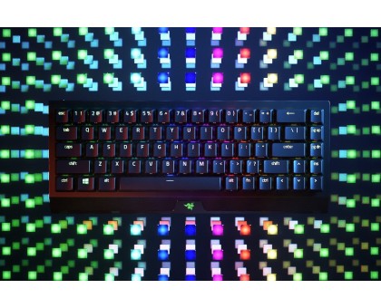 Клавіатура механічна Razer RZ03-03891600-R3R1 BlackWidow V3 Mini HyperSpeed 68key, Green Switch, USB-A/WL/BT, EN/RU, RGB, чорний