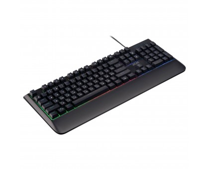 Клавіатура мембранна 2E GAMING KG325 104key, USB-A, EN/UA/RU, LED, чорний