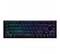 Клавіатура мембранна 2E GAMING KG350 68key, USB-A, EN/UA/RU, RGB, чорний