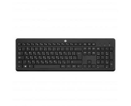 Клавіатура мембранна HP 3L1E7AA 230, 106key, WL, EN/UK, чорний